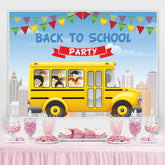 Lofaris School Bus Back to Party Photoshoot Backdrops